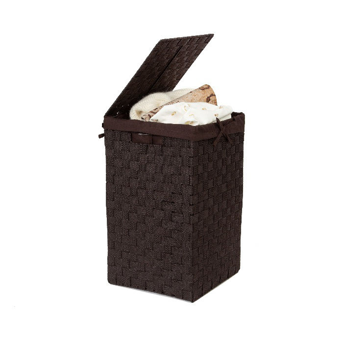 Vierkante Wasmand 'Stan' - Bruin 4 Compactor