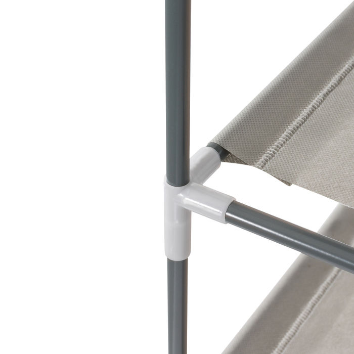 Stapelbaar Schoenenrek 4 Planken 'Salome'  6 Compactor