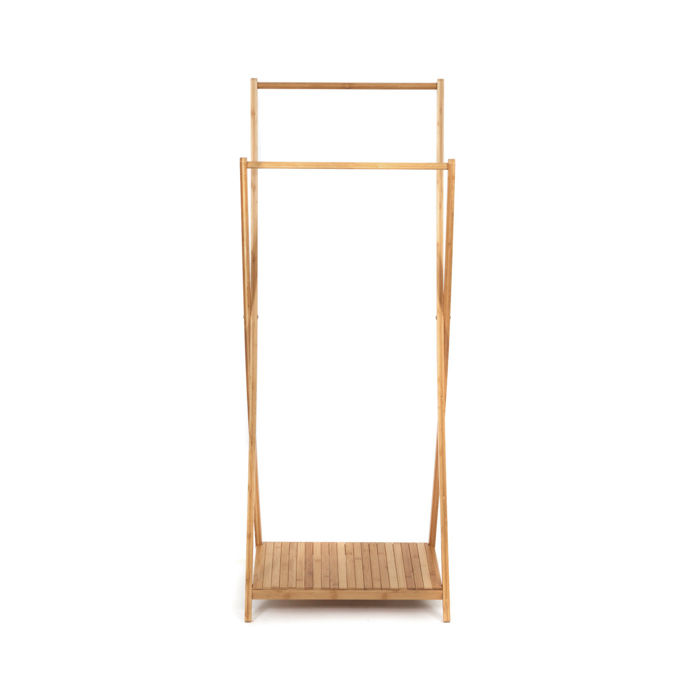 Bamboe Dubbel Kledingrek 'Malmo'  2 Compactor