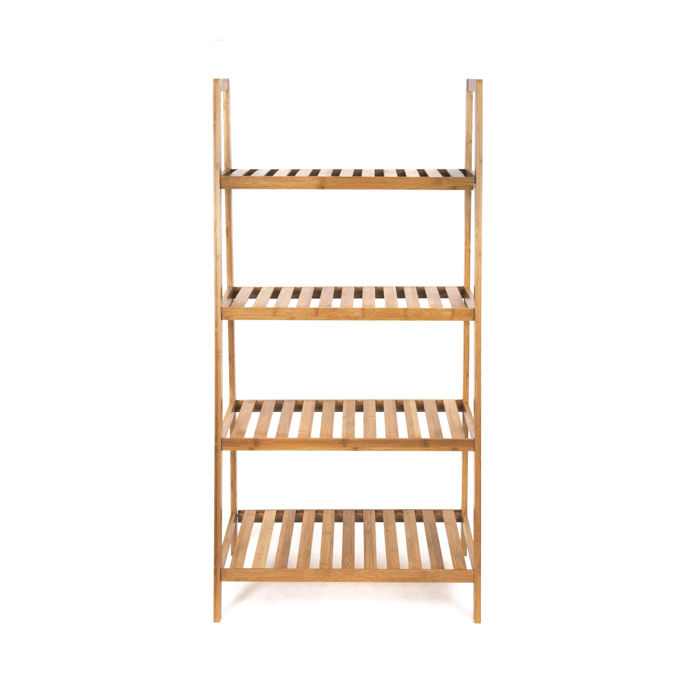 Riga Bamboe Vrijstaand Opbergrek 2 Compactor