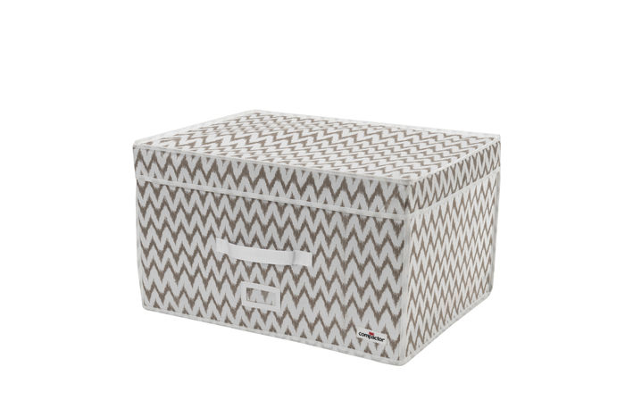 Opbergkoffer Compactor 'Ikat beige' XL  1 Compactor