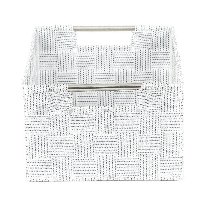 Opbergmand 'Toronto' Middelgroot - Wit 3 Compactor