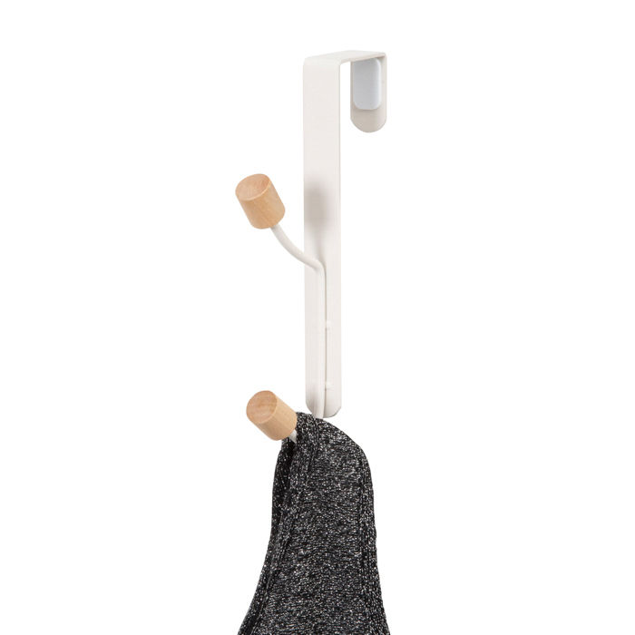 Deurhanger 2 Haken 'Helsinki' - Wit  4 Compactor