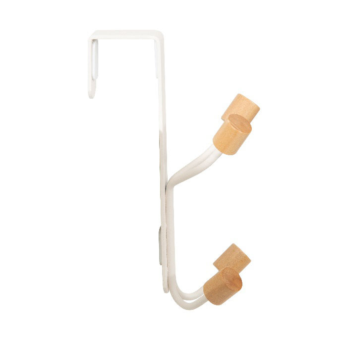 Deurhanger 4 Haken 'Helsinki' - Wit  3 Compactor