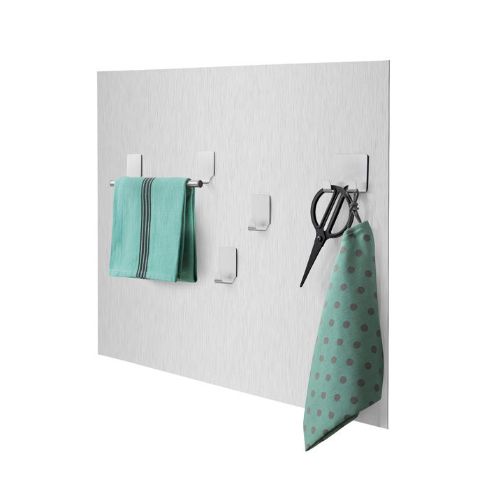 Keukenwand Spatscherm met Magnetische opbergaccessoires 4 Compactor
