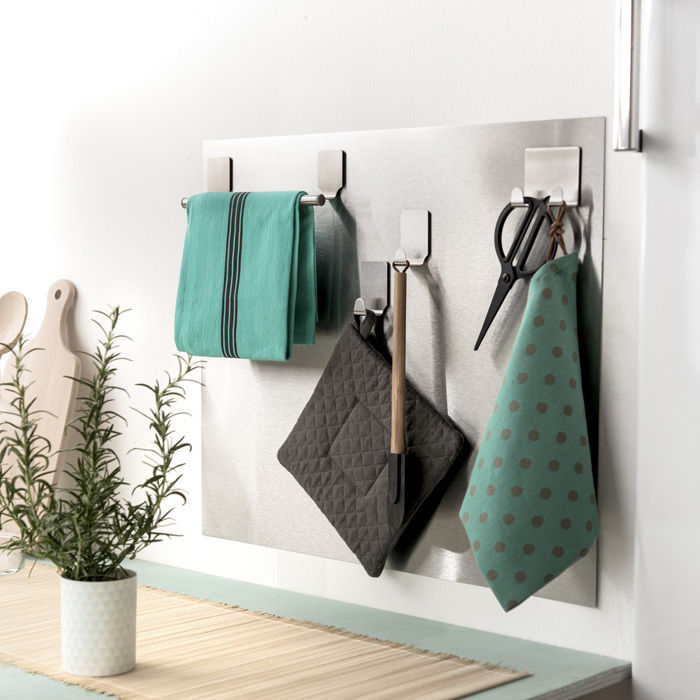 Keukenwand Spatscherm met Magnetische opbergaccessoires 5 Compactor