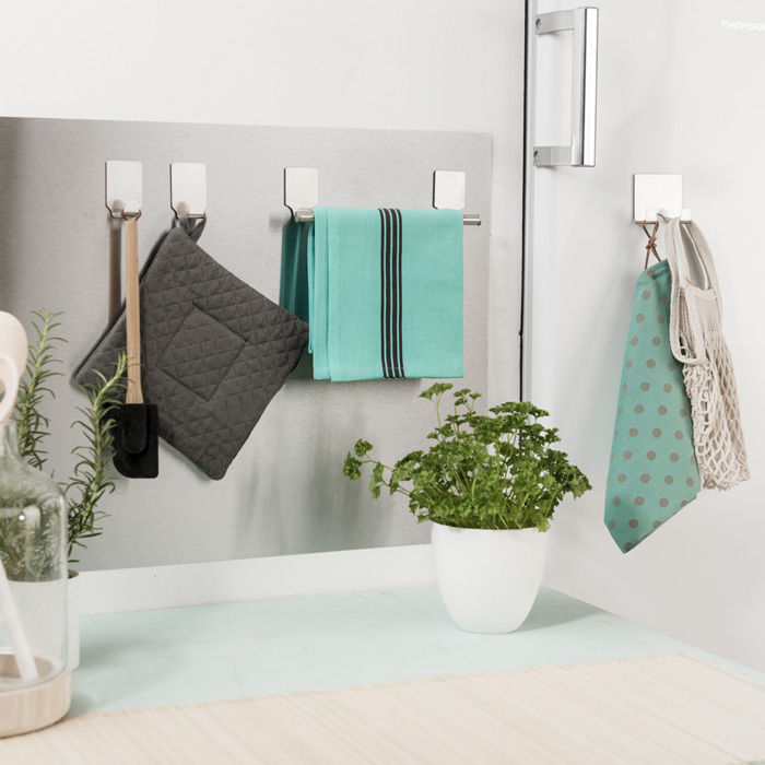 Keukenwand Spatscherm met Magnetische opbergaccessoires 6 Compactor