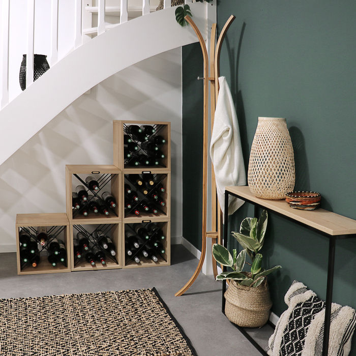 Stapelbaar Kubus Wijnrek Kopenhagen 5 Compactor