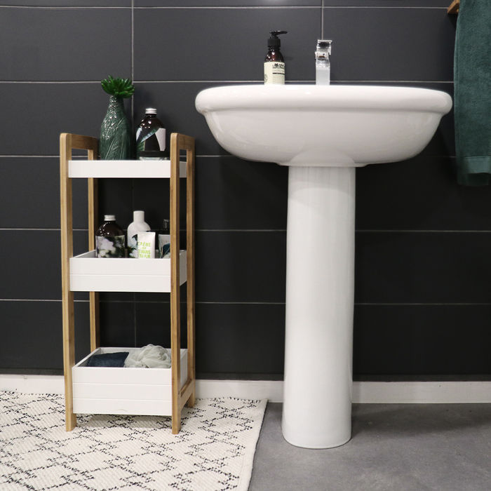 Bamboe Opbergmeubel 3 Niveaus 6 Compactor