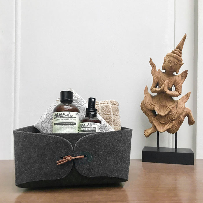 Vilten Opbergmand  3 Compactor