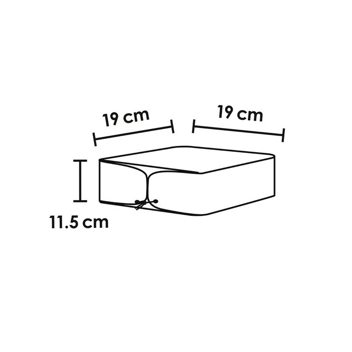 Vilten Opbergmand  4 Compactor