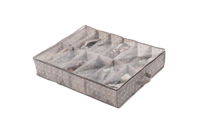 Onder-Bed Schoenen Opbergbox 12 vakken 'Rivoli' 1 Compactor
