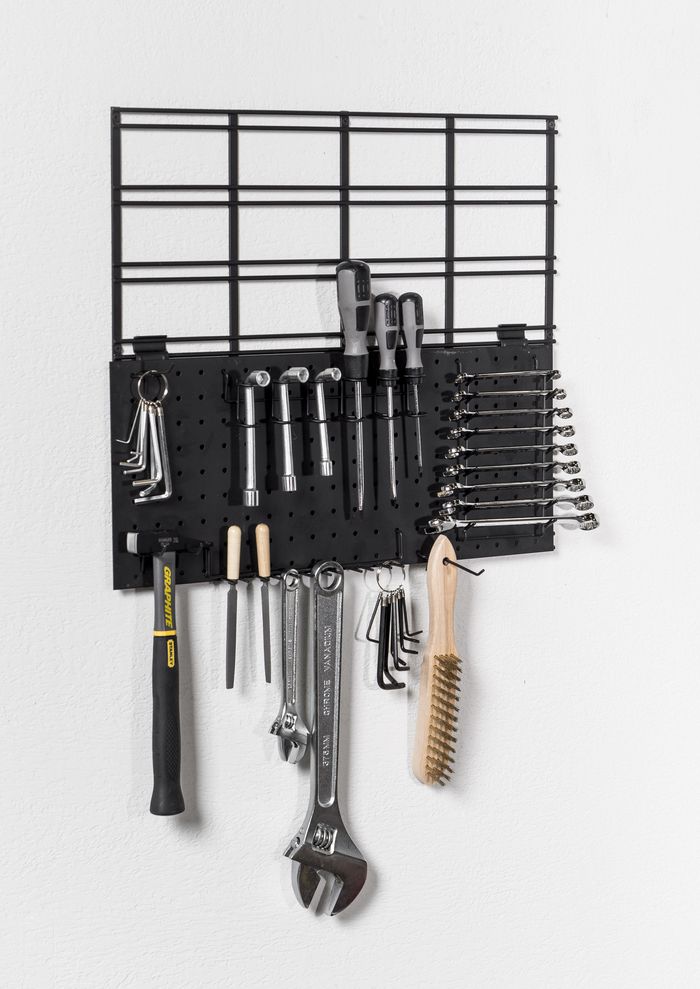 Set van 10 Walltech Haken voor Geperforeerde Garage Paneel  2 Compactor