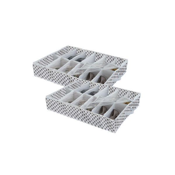 Set van 2 Schoenen Opbergtassen 'Tropic' 1 Compactor