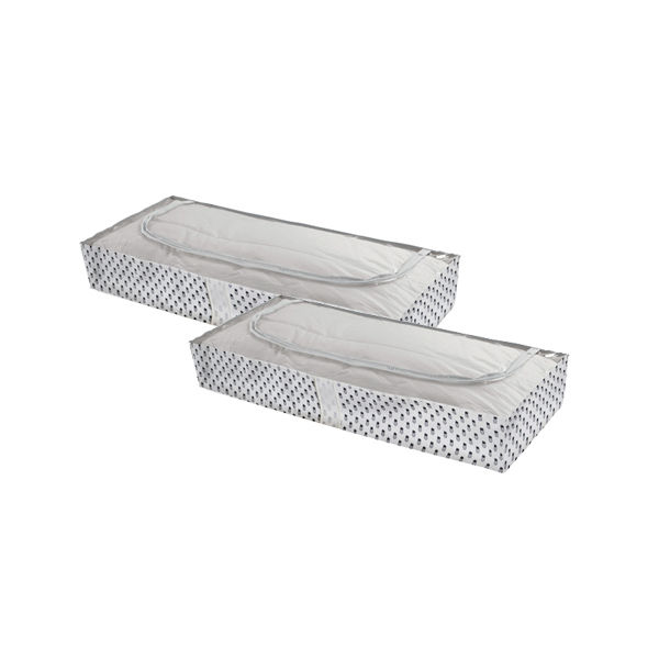 Set van 2 Onder Bed Opbergtassen 'Tropic' 1 Compactor