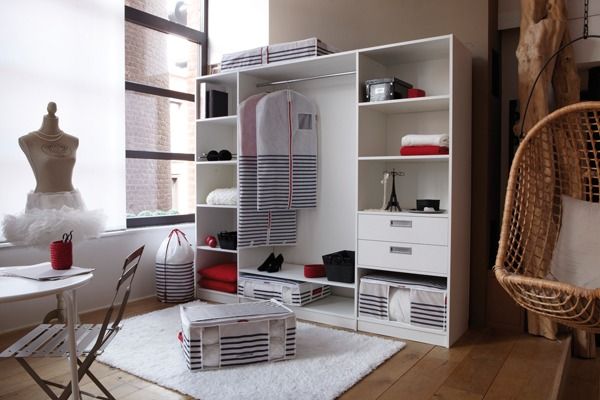 Set van 3 Kartonnen Bewaardozen - Blauw/Wit/Rood 2 Compactor