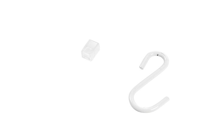 Set van 6 Walltech S-vormige Opberghaken voor in Bijkeuken 1 Compactor