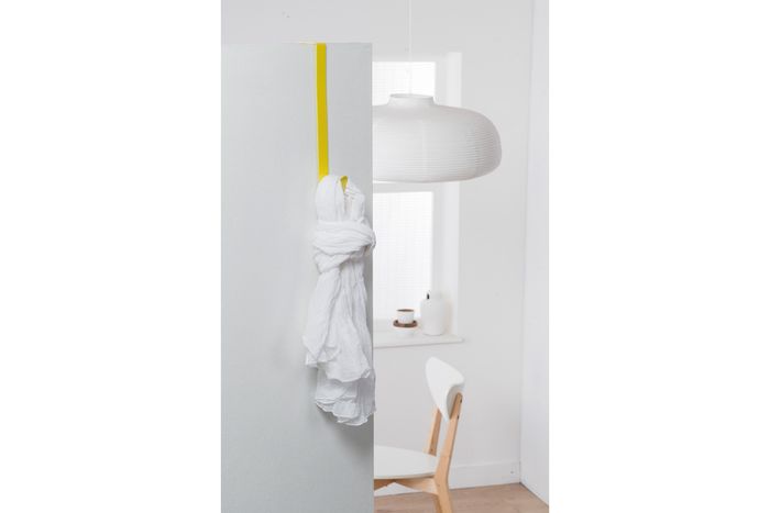 Stalen Deurhanger met Easy Reach Haak 'Solo' - Geel 7 Compactor