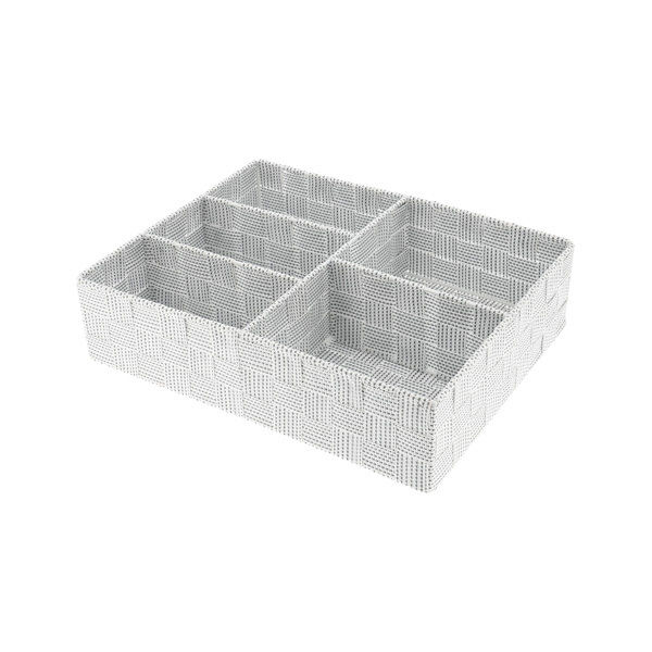 Ladeverdeler 'Toronto' met 5 vakken - Wit 1 Compactor