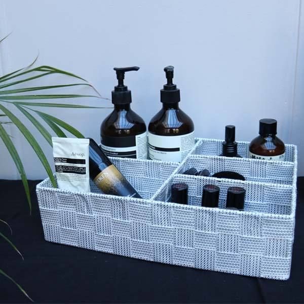 Ladeverdeler 'Toronto' met 5 vakken - Wit 3 Compactor