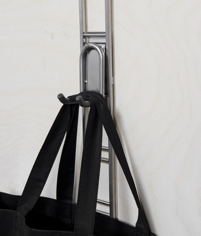 Walltech Kleedkamer Dubbele Opberghaak - Kort 2 Compactor