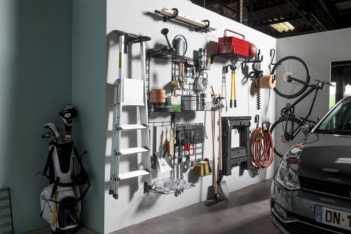 Walltech Dubbele Opberghaak Garage - Lang 5 Compactor