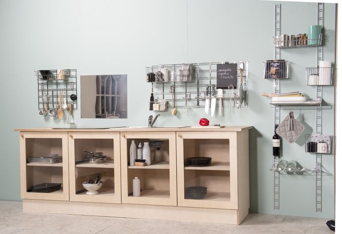 Walltech Flessenrek voor Keuken 4 Compactor