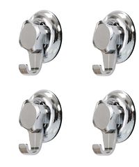 Bestlock Zuignap Set van 4 Grote Muurhaken