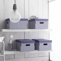 Set van 2 Kartonnen Dozen 'Shirt' - Pruim