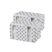 Set van 2 Compactor Vacuüm Opbergtassen Tropic - Medium