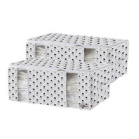 Set van 2 Compactor Vacuüm Opbergtassen Tropic - XXL