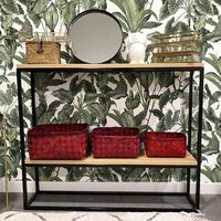 Set van 3 Opbergmanden 'Hanoi' - Rood