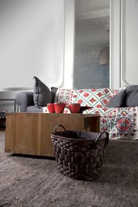 Ovale Rieten Opbergmand met Hengsels 'Tonka'