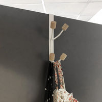 Deurhanger 4 Haken 'Helsinki' - Wit