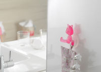 Katten Zuignap Muurhaak 'Funny' - Roze