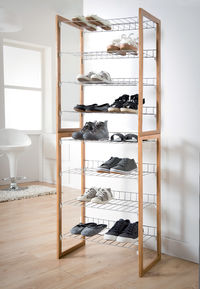 Stapelbaar Schoenenrek 4 Planken 'Preppy'