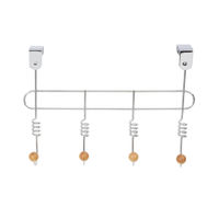 Deurhanger 4 Haken Spirale