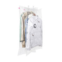 Set van 2 Ruimtebesparende Ophangbare Vacuüm Kledinghoezen Espace Plus - 1 Lang en 1 Kort