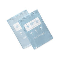 Set van 2 Handmatig Oprolbare Ruimtebesparende Reiszakken Maat Small