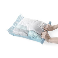 Set van 2 Handmatig Oprolbare Ruimtebesparende Reiszakken Maat Small