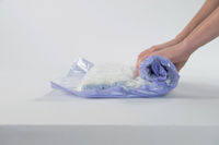 Set van 6 Handmatig Oprolbare Ruimtebesparende Reiszakken - Small, Medium en Groot