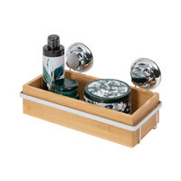 Bestlock Zuignap Wandplank - Bamboe