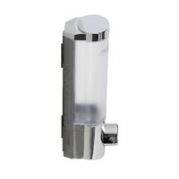 Enkele Stick On Zeep-/Shampoodispenser 360 ml - Chrome