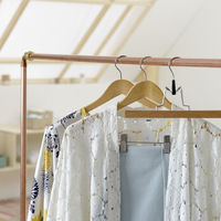 Kleerhanger met Inkepingen en Klemmen 'Woody'