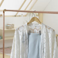 Kleerhanger met Inkepingen en Klemmen 'Woody'