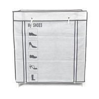 Wit Schoenenrek 25 vakken 'Nuvola'