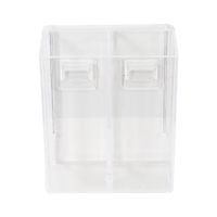 Bestlock Magic Vision Wandgemonteerde Grote Home Opbergdoos me 2 Vakken - Transparant