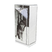 Wolf Portable Kledingkast Metalen Frame
