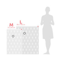 Set van 5 Medium en Large Ruimtebesparende Vacuüm Opbergzakken Aspispace - 3 Medium en 2 Large