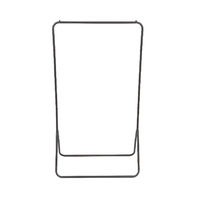 Enkel Metalen Kledingrek 'Fyn'